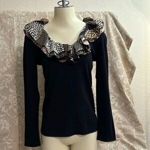 Tory Burch Ruffle Sweater